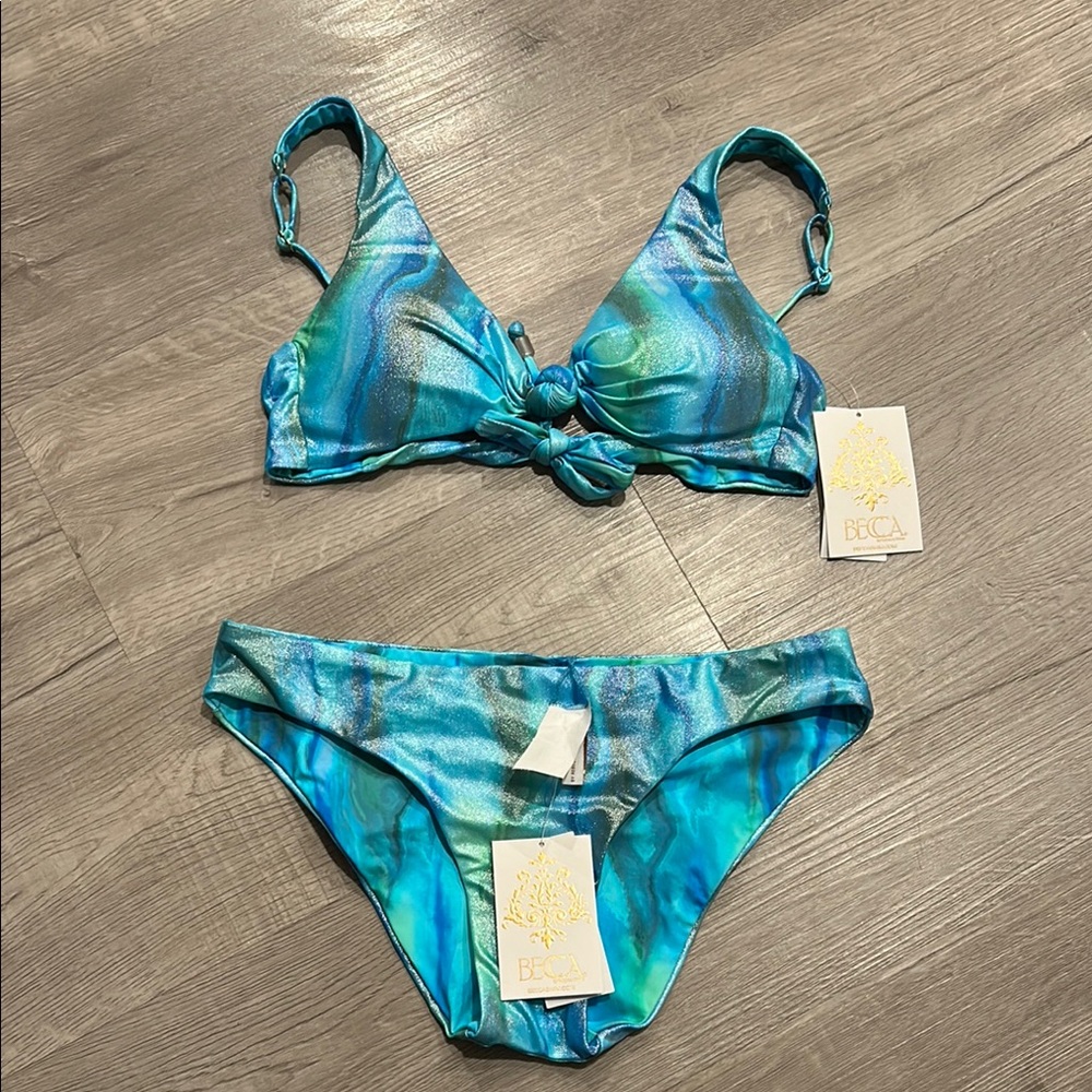 BECCA | Women's Knot-Front Adjustable Bikini Top